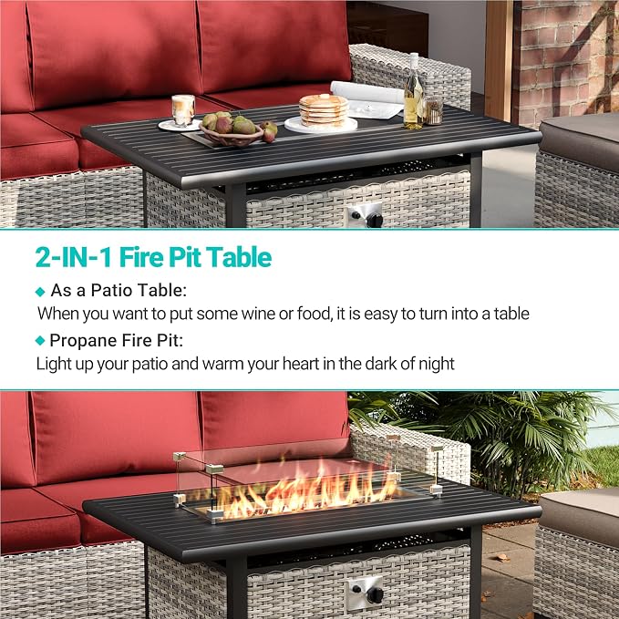 10-Piece Outdoor Patio Furniture Set - Image 7