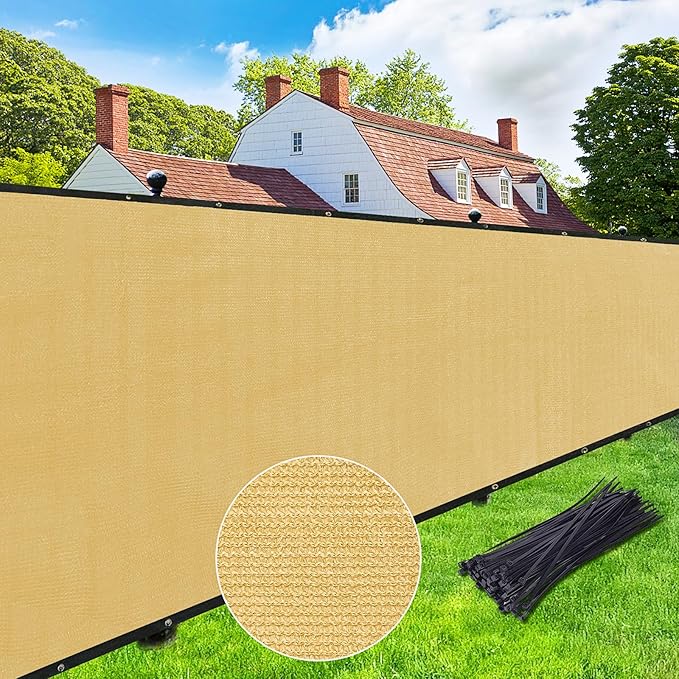 UPGRADE Privacy Screen 5' x 25' Fence Commercial Shade Cover by UPGRADE