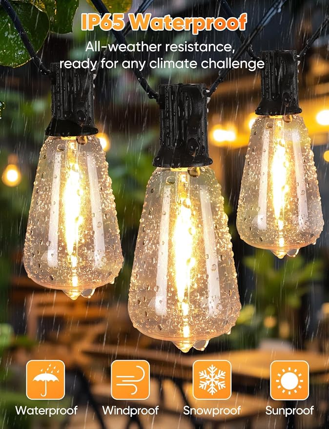 Brightever LED Outdoor String Lights - Image 6