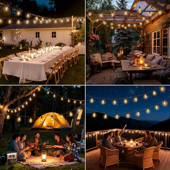 100FT Solar String Lights Outdoor Waterproof - Image 8