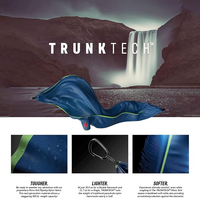 GRAND TRUNK TrunkTech Double Hammock | Ultra-Strong & Lightweight | 11 ft - Image 5