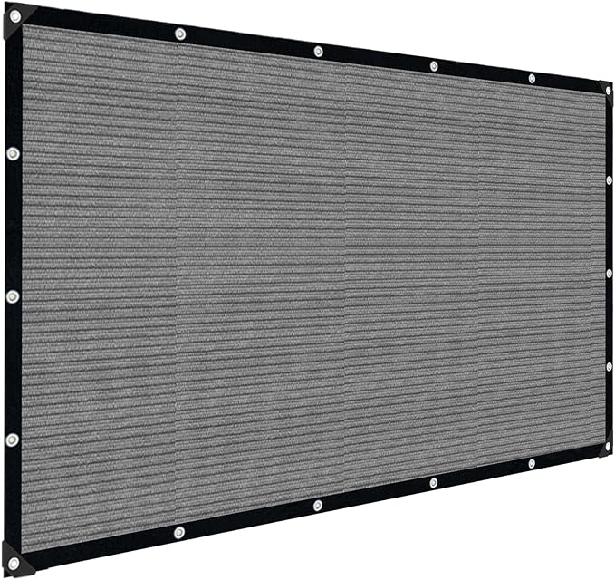 10x12 FT Sun Shade Cloth with Grommets, Pergola Shade Cover Canopy, 90% by IMSGVIFO