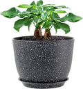 12inch Large Plant Pot, Modern Plastic Planter by UOUZ