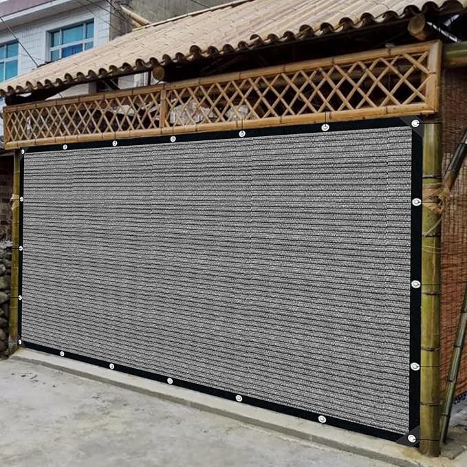 10x12 FT Sun Shade Cloth with Grommets, Pergola Shade Cover Canopy, 90% - Image 9