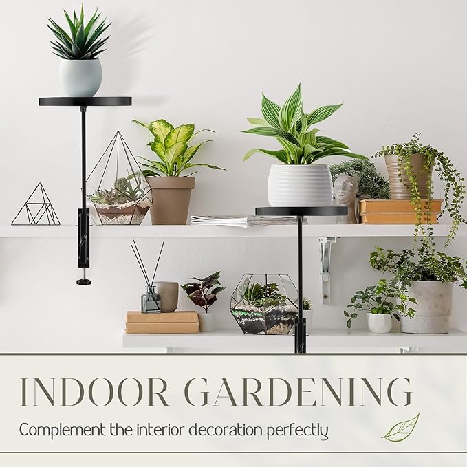 1 Pcs Window Sill Plant Shelf 7.9''D x 14.2''H Adjustable Window Shelf - Image 6
