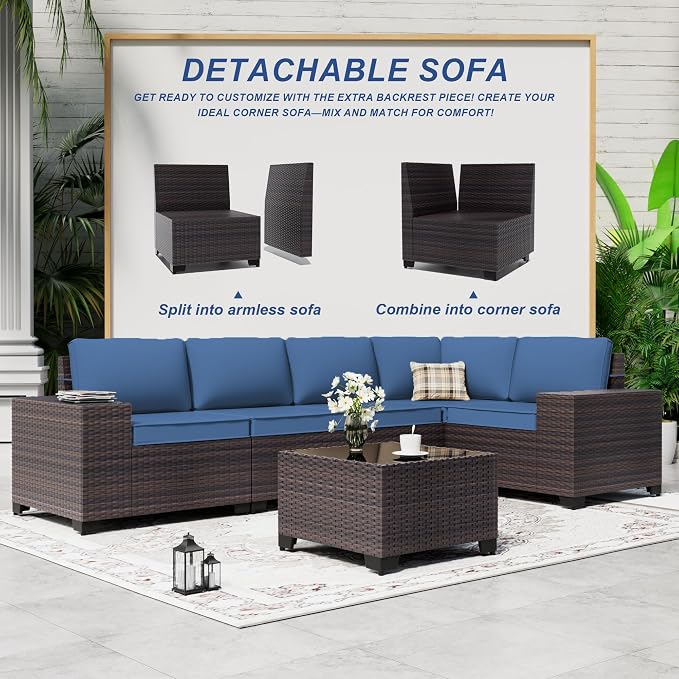 10 Pieces Patio Furniture Set - Image 9