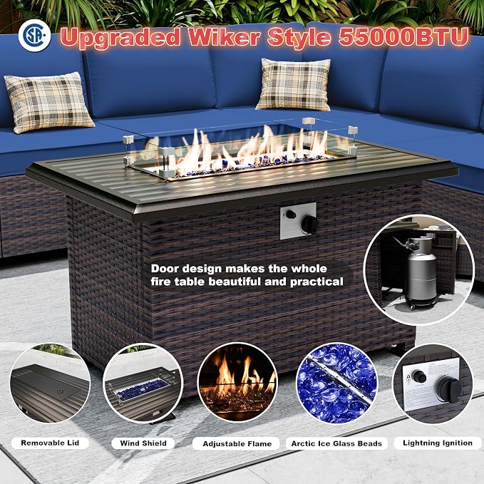 10 Pieces Patio Furniture Set - Image 3