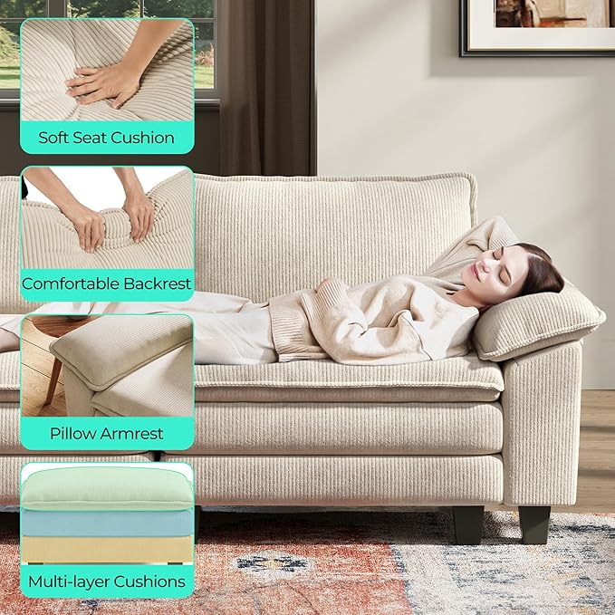 LINSY HOME Modular Sectional Sofa - Image 4