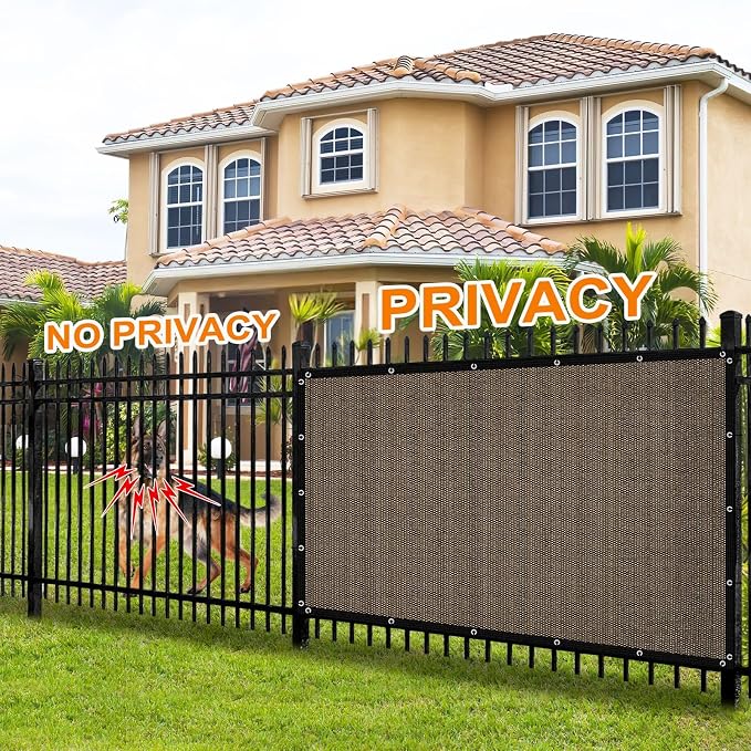 Artpuch 90% Sun Shade Cloth, 8 x 20 FT Pergola Shade Cover Canopy - Image 5