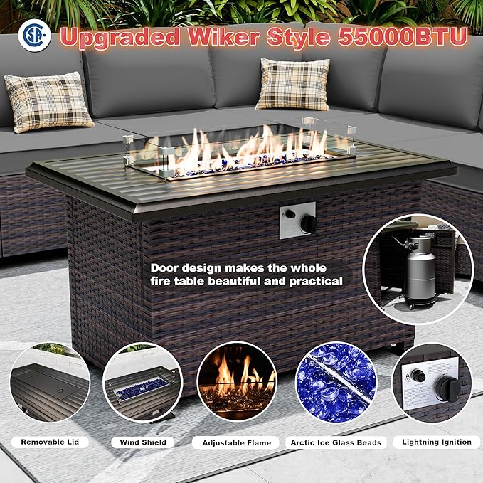 10 Pieces Patio Furniture Set - Image 3