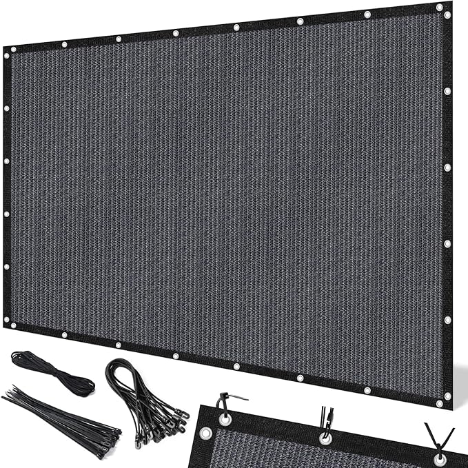Artpuch 90% Sun Shade Cloth, 4 x 8 FT Pergola Shade Cover Canopy by Artpuch