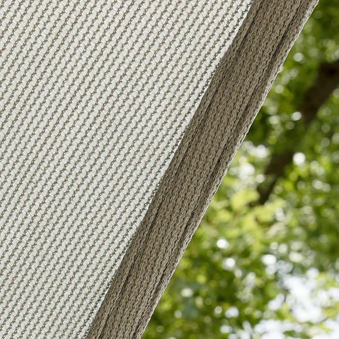Amgo Custom Size 18' x 22' x 28.4' Grey Right Triangle Sun Shade Sail Order to - Image 8