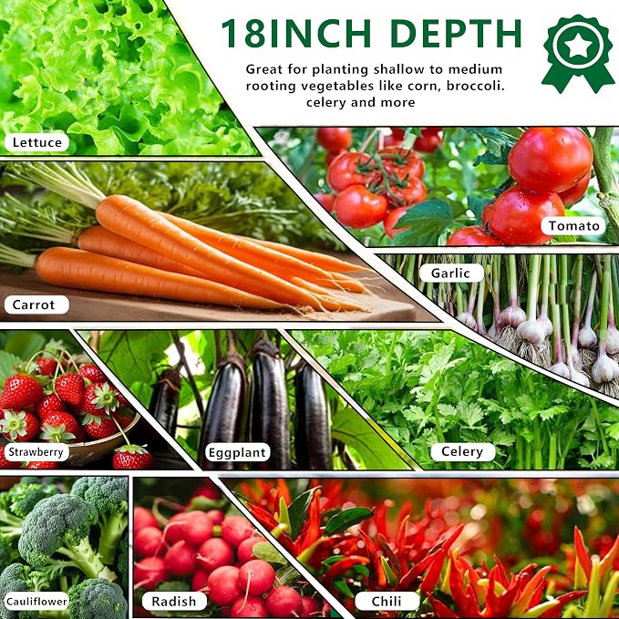 12x2x1.5FT Galvanized Raised Garden Bed, Vegetable Boxes-Rectangle Metal Flower - Image 5