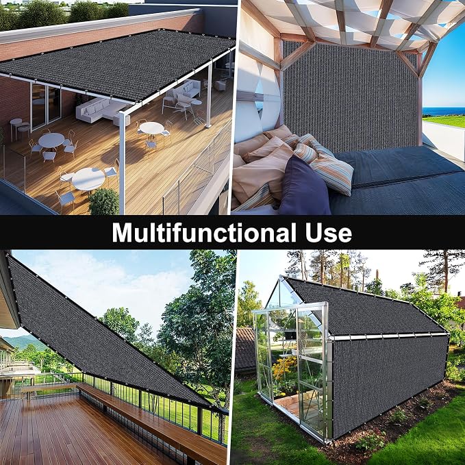 Artpuch 90% Sun Shade Cloth, 4 x 8 FT Pergola Shade Cover Canopy - Image 8